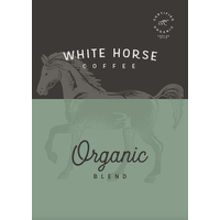 White Horse Coffee Organic Blend 225GM