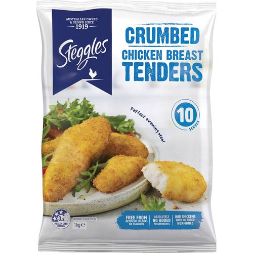 Steggles Classic Crumb Chicken Tenders 1Kg
