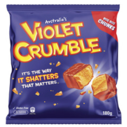 Violet Crumble Chocolate Bites GF 150g