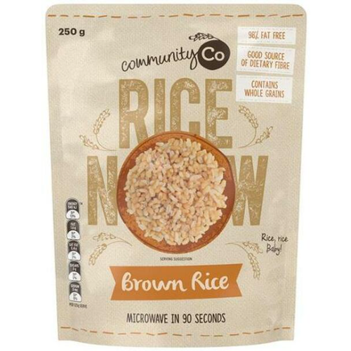 Community Co Microwave Brown Rice 250g