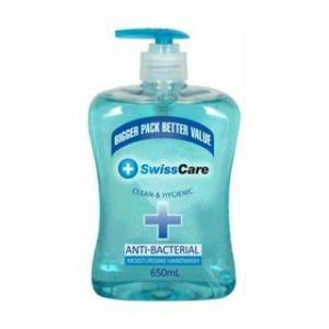 SwissCare Hand Soap Anti-Bac Moisturising 650ml