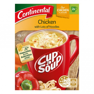 Continental Cup A Soup Chicken Lots Of Noodles 2 Pk
