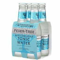 Fever Tree Tonic Water Mediterranean 200ml x 4pk