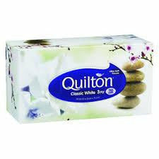 Quilton Facial Tissues White 3Ply 110s