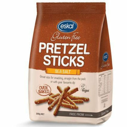 Eskal Pretzel Sticks Sea Salt GF 200g