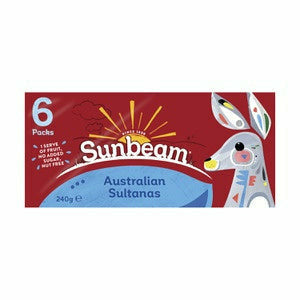 Sunbeam  Sultanas 6x40g Snack Packs