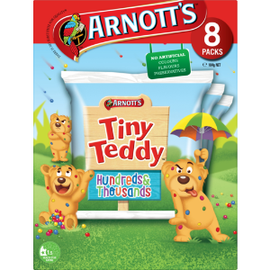 Arnotts Tiny Teddy Hundreds and Thousands 8pk