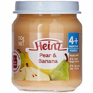 Heinz Baby Food Jar Pear & Banana 110g