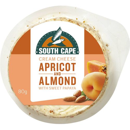 South Cape Cream Cheese Apricot & Almond With Sweet Papaya 80g