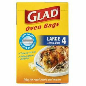 Glad Oven Bag Large 4Pk