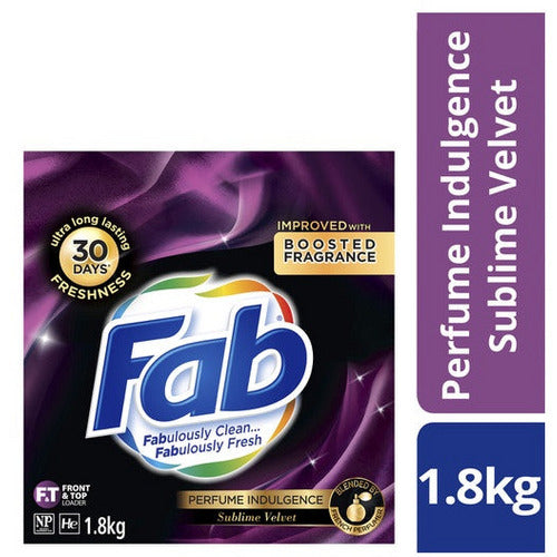 Fab Indulgence Laundry  Detergent Powder Velvet 1.8kg
