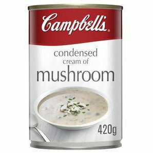 Campbells Condensed Soup Cream of Mushroom 420g