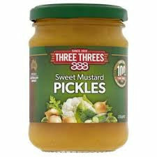 Three Threes Mustard Pickles 250G
