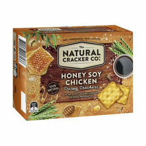 Natural Cracker Co Honey Soy Chicken Crispy Crackers 160g