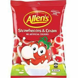 Allens Strawberries and Cream 190g