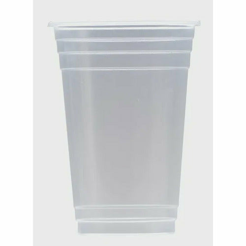 Genfac Clear Plastic Drink Cup 425ml 15oz x 50