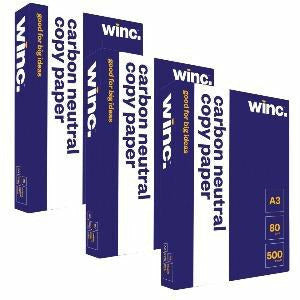 Winc Carton White A3 Copy Paper 3 Reams