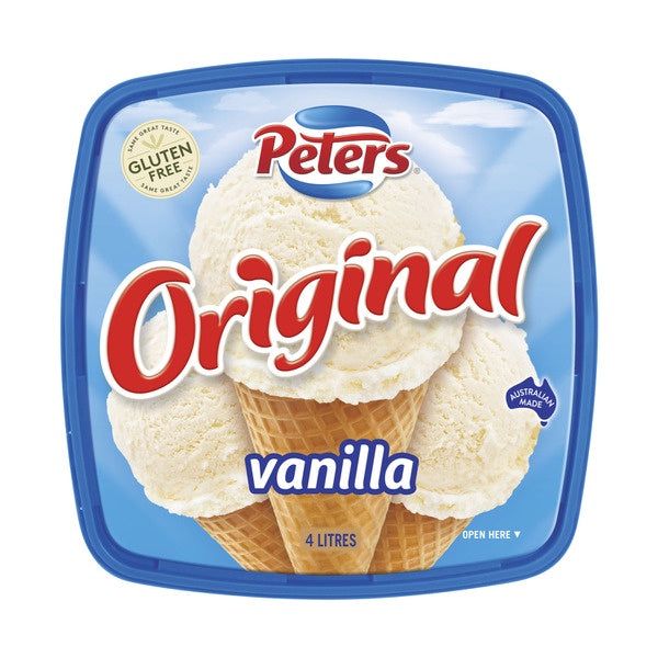 Peters Original Vanilla Ice cream 4L