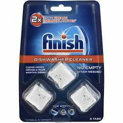 Finish Dishwasher Cleaner Tablets 3 Pack