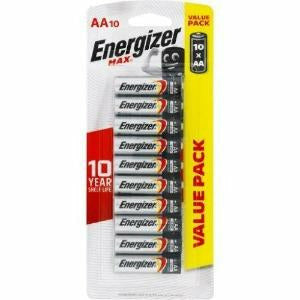 Energizer Batteries Max AA 10 pack