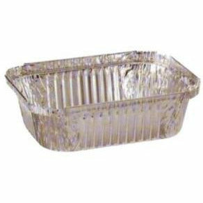 7419/448 Rectangular Foil Containers with Lids 970ml10Pk