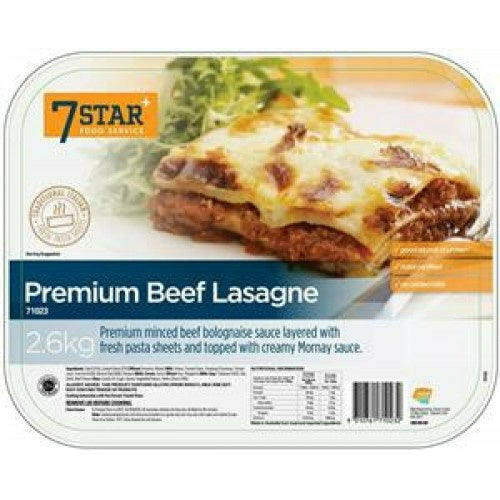 7 Star Premium Beef Lasagne 2.6kg