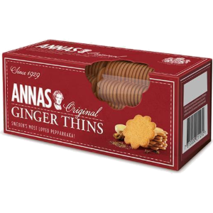 Annas Thins Biscuits Ginger 150G