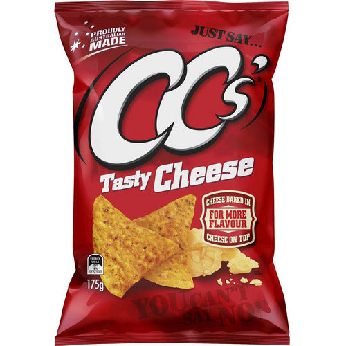 CCs Corn Chips Tasty Cheese 175gm