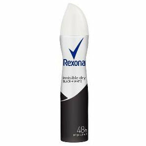Rexona Women Invisible Dry Black White Body Spray 150G