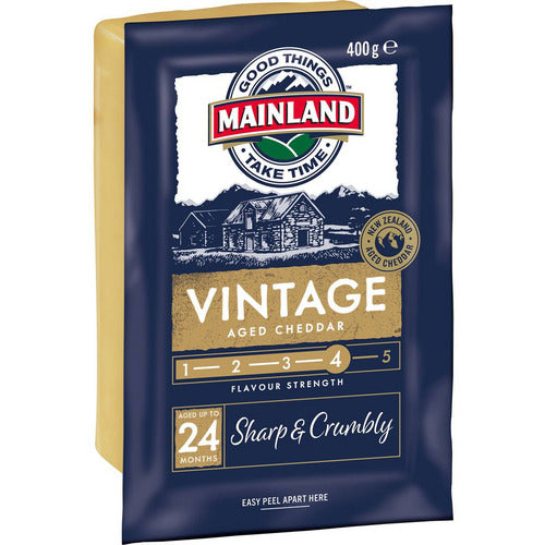 Mainland Block Cheese Vintage 400G