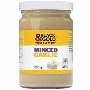 Black and  Gold Minced Garlic 250G