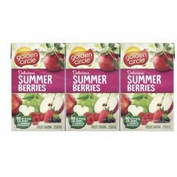 Golden Circle Juice Box Summer Berries 6Pk 250Ml