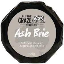 All The Graze Ash Brie 200gm