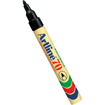Artline Marker 70 Black 1 Ea