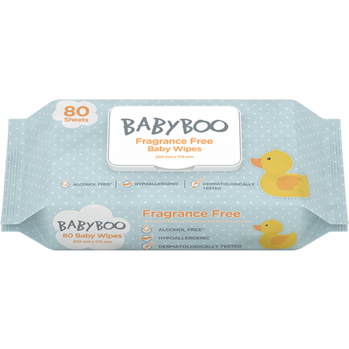 Baby Boo Unscented Wipes 80 pk