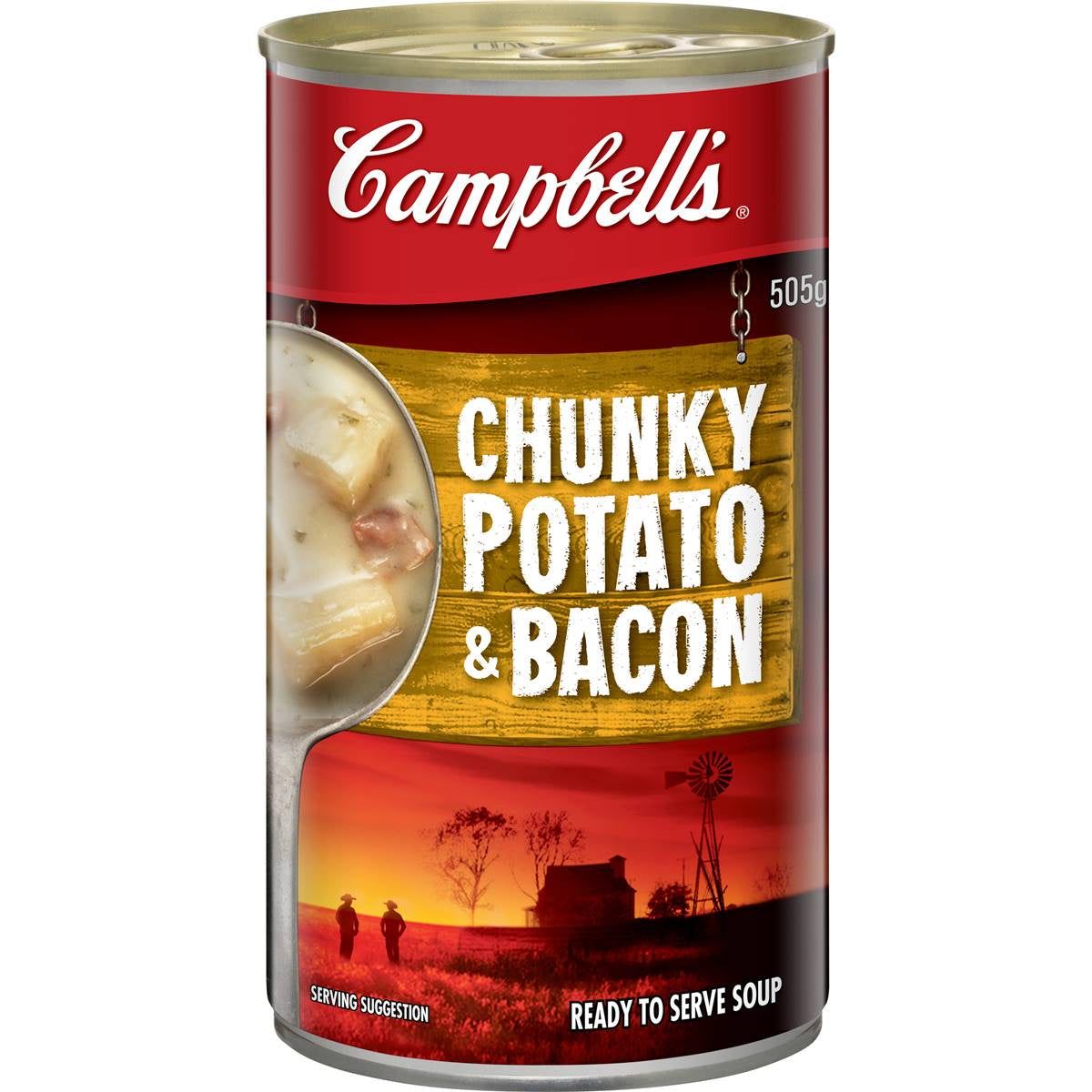Campbells Chunky Potato Bacon Soup 505g