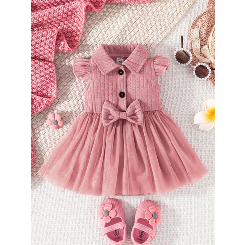 Baby Tutu Dress Pink 6-9 Months