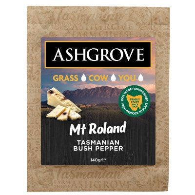 Ashgrove Tasmanian Bush Pepper Cheese 140gm