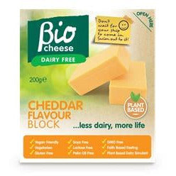 Bio Cheese Cheddar Block 200gm