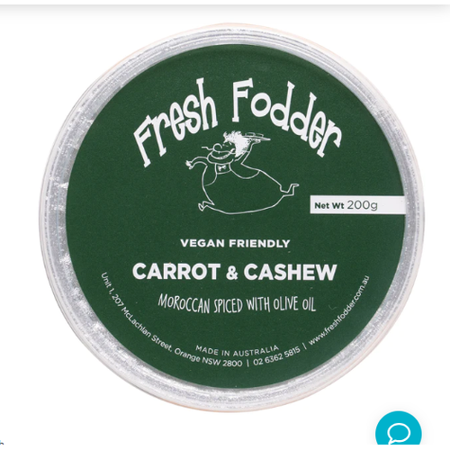 Fresh Fodder Morrocan Carrot & Cashew 200g