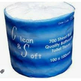 Clean & Soft Toilet Tissue 2ply Ctn 48