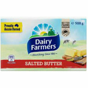 Dairy Farmers Salted Butter Block 500gm