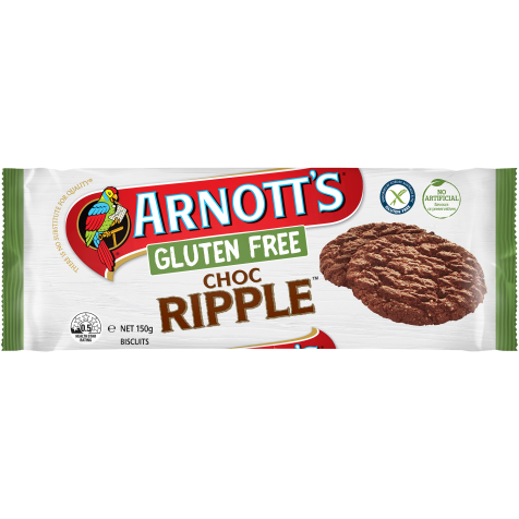 Arnotts Choc Ripple Gluten Free 150g