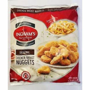 Inghams Chicken Breast Nuggets Original 1Kg