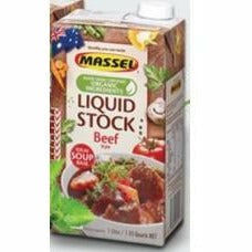 Massel Organic Liquid Stock Beef Style 1L