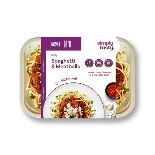 Simply Tasty Spaghetti & Meatballs 400g