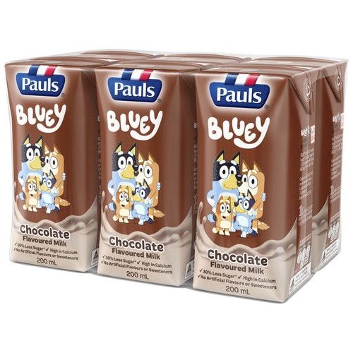 Pauls Chocolate Flavoured UHT Milk 200ml x 6