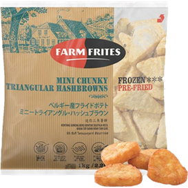 Farm Frites Hash Brown Triangles GF 1kg