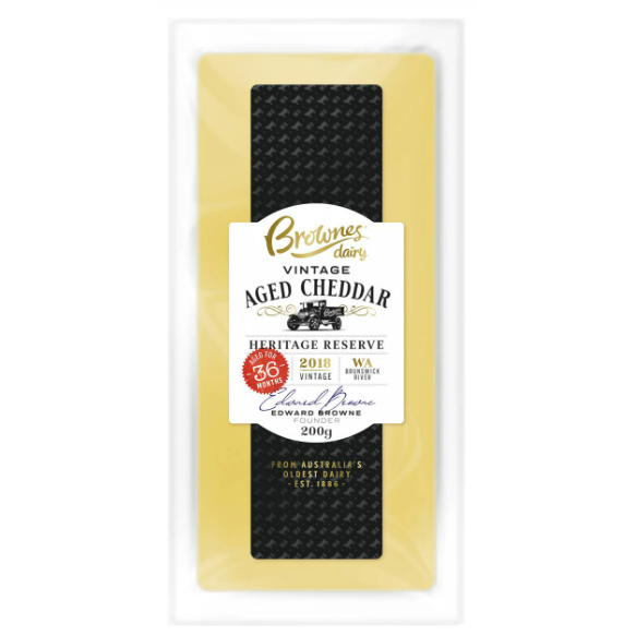 Brownes Vintage Cheddar Cheese 200g