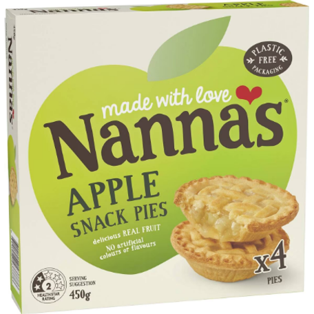 Nanna's Apple Pie 4 Pack